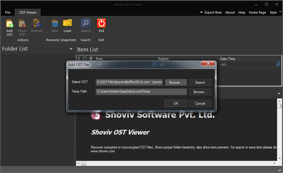 OST to PST Converter tool