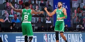 NBA the Celtics Cut Heat Lead in Half