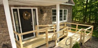 Wooden Wheelchair Ramp