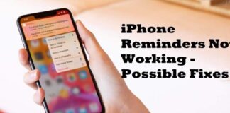 iPhone Reminders Not Working