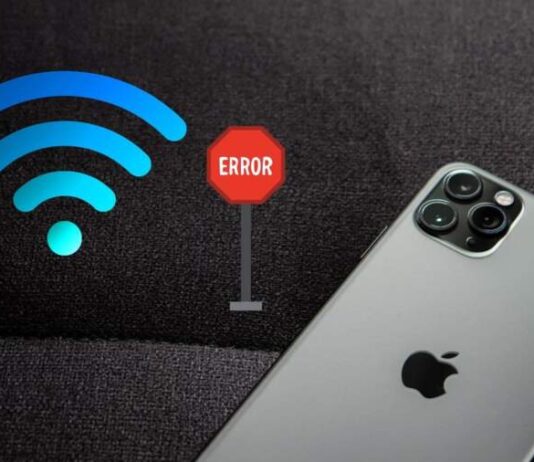 network error iPhone