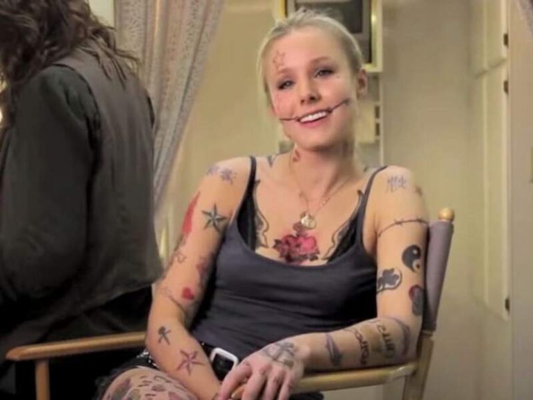 What S The Truth About The Kristen Bell Tattoos   Kristen Bell Tattoos 768x576 