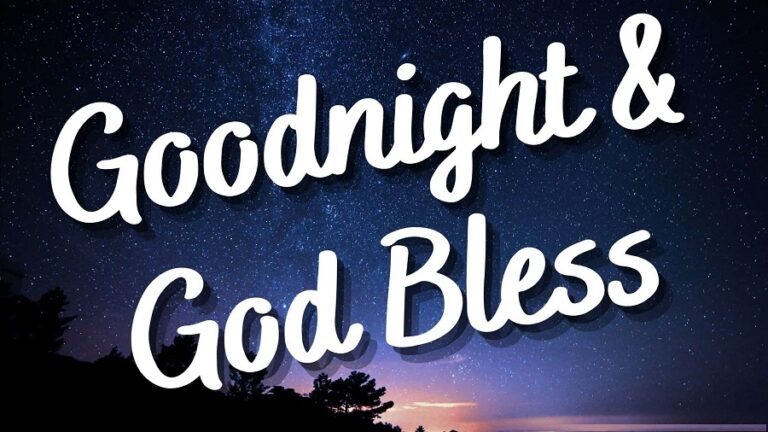 Good Night God Bless Quotes To Make Your Loved Ones Feel Special