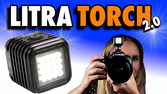 LitraTorch 2.0 Premium On-Camera Photo and Video Waterproof LED Light