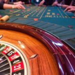 A roulette table