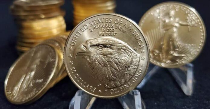 American Gold Eagle coins