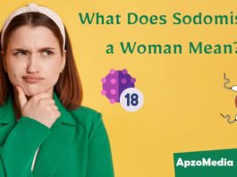 What does sodomising a woman mean