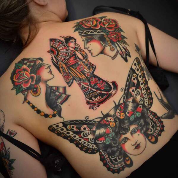 Traditional Tattoos by Josh Stephens